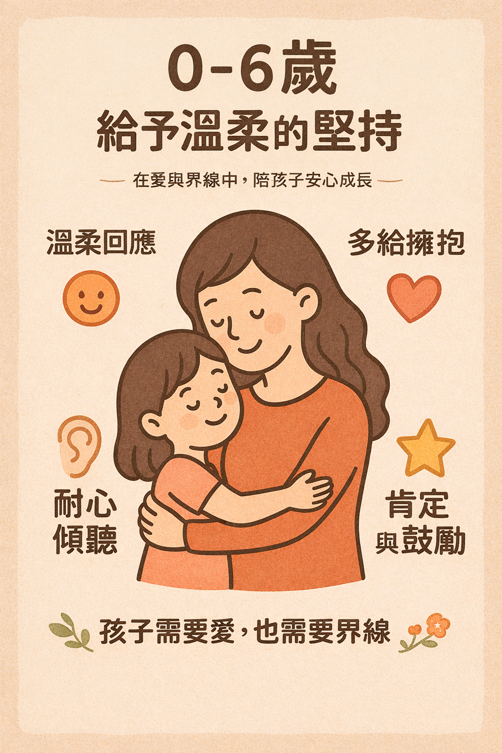 0-6歲 {溫和設定界線，堅定教導規矩}圖片