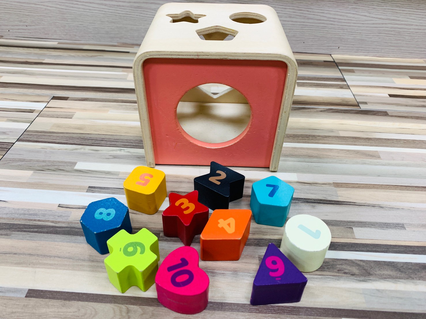 配對積木方形盒圖片