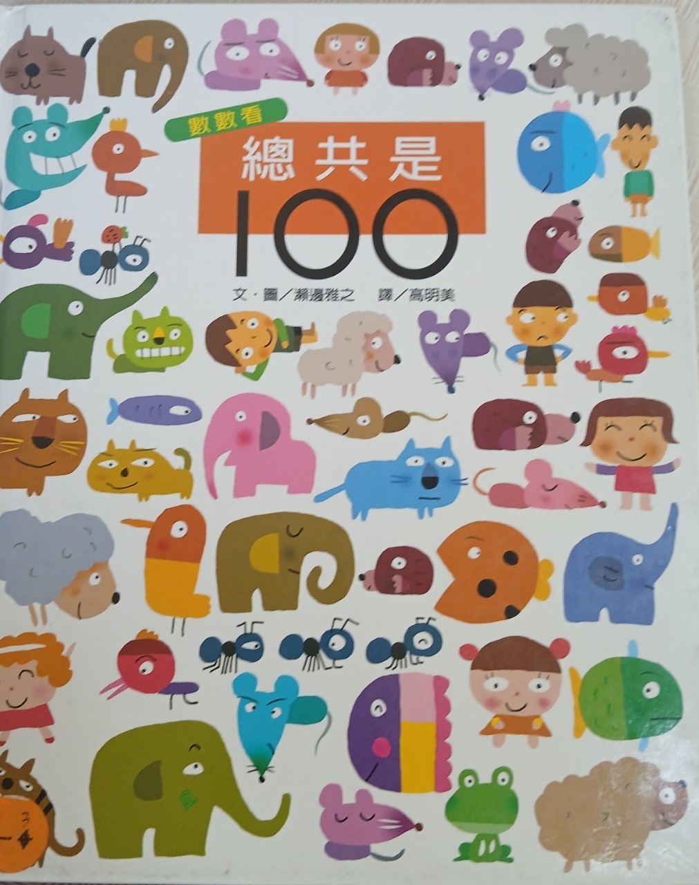 數數看總共是100圖片