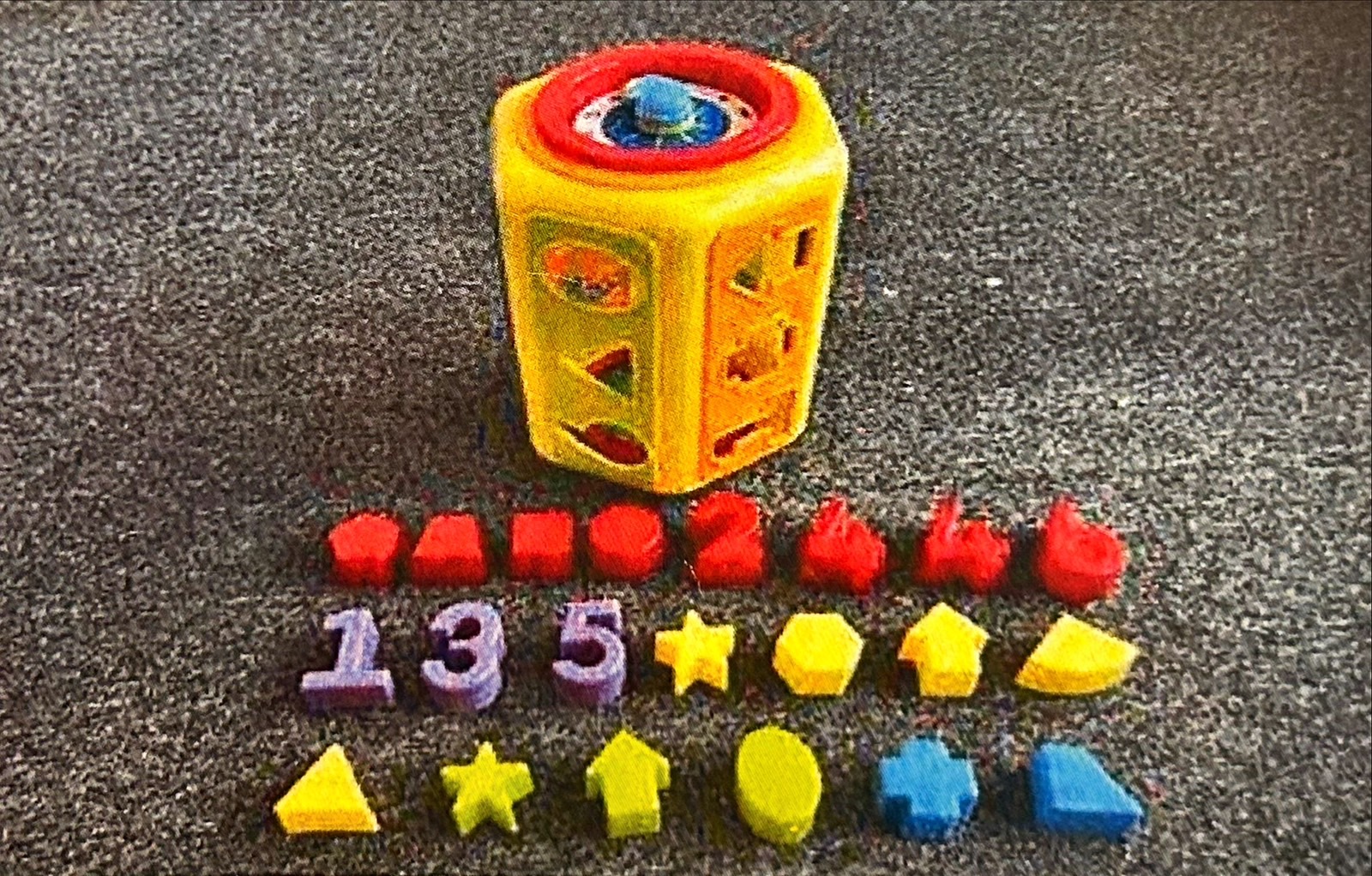 數字形狀六角盒圖片