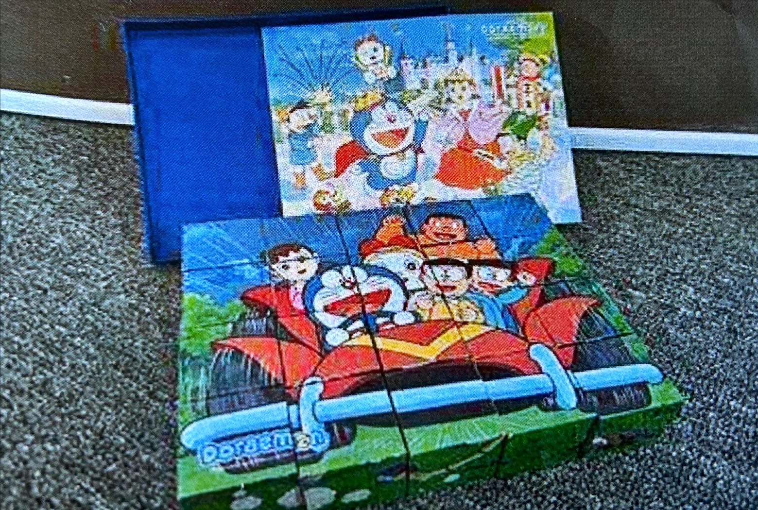 哆啦A夢六面拼圖圖片